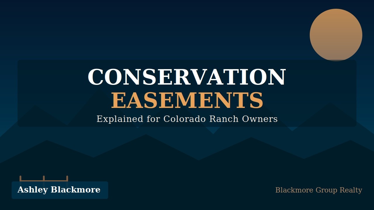 Video: Conservation easements explained for Colorado ranch owners